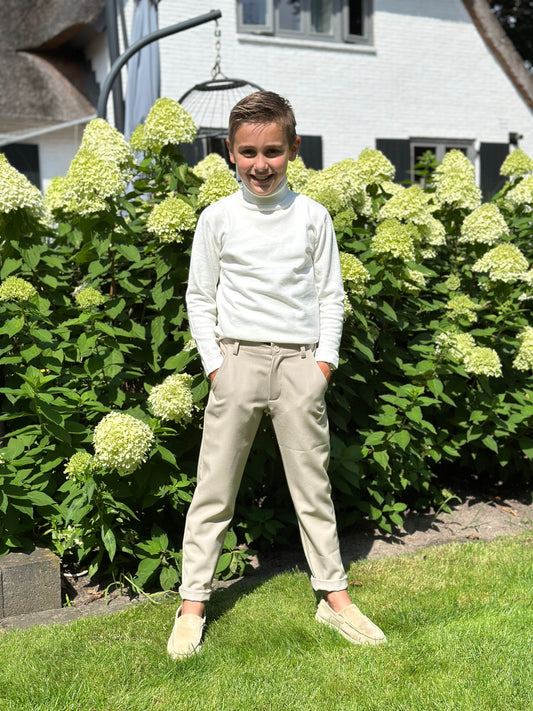 Loulou broek beige