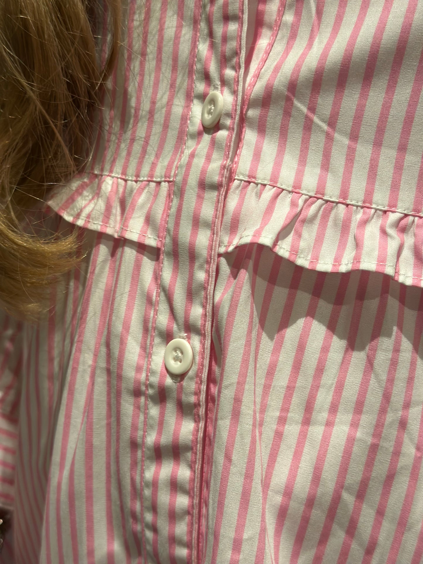 Roze streep jurk