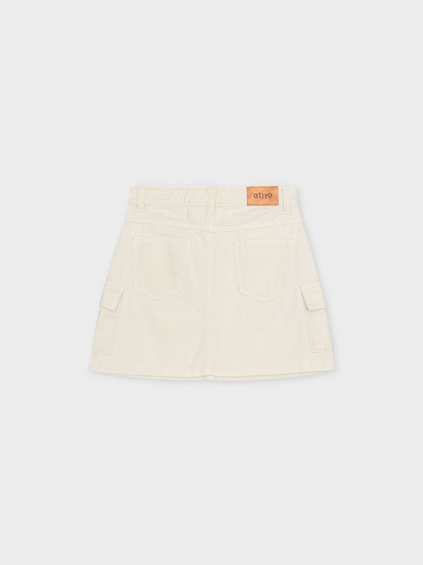 Spijkerrok voor Meisjes offwhite