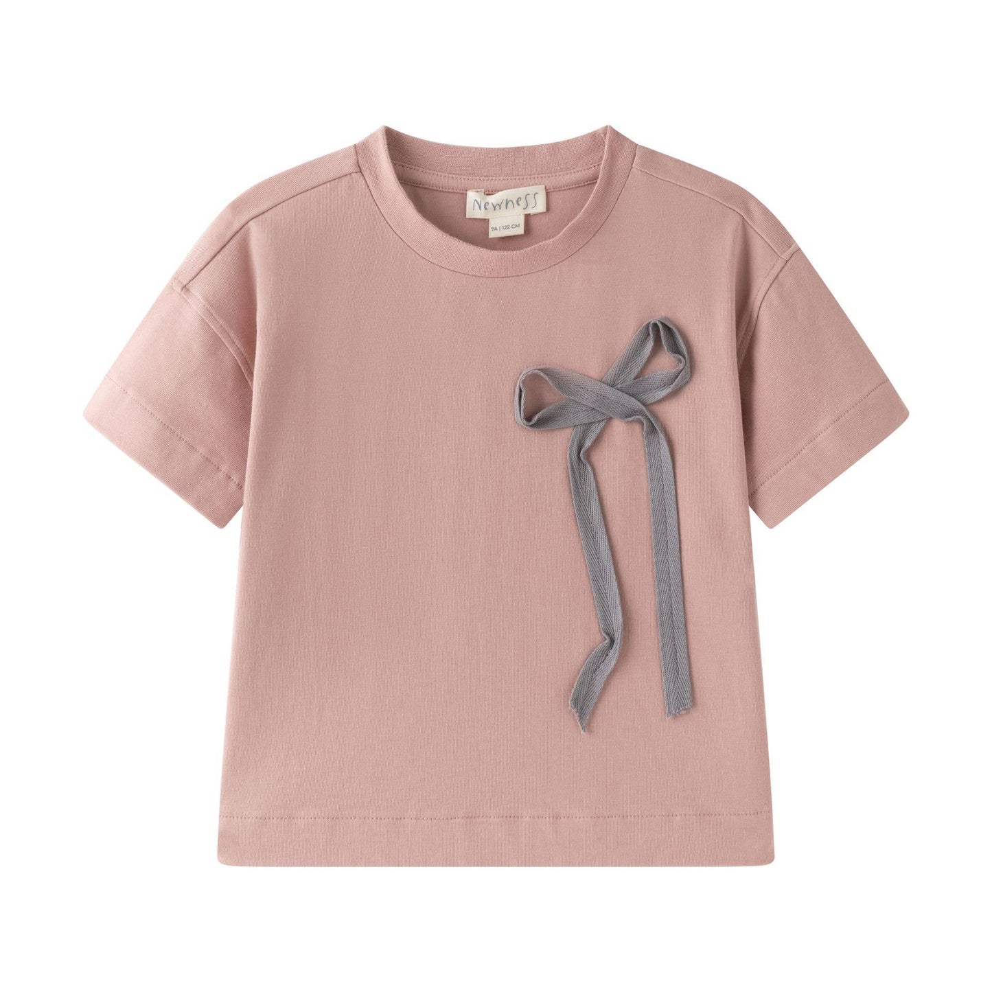 Meisjes T-shirt roze grijze details KGV66929