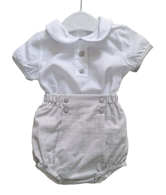 01 BABYSET WIT / GRIJS