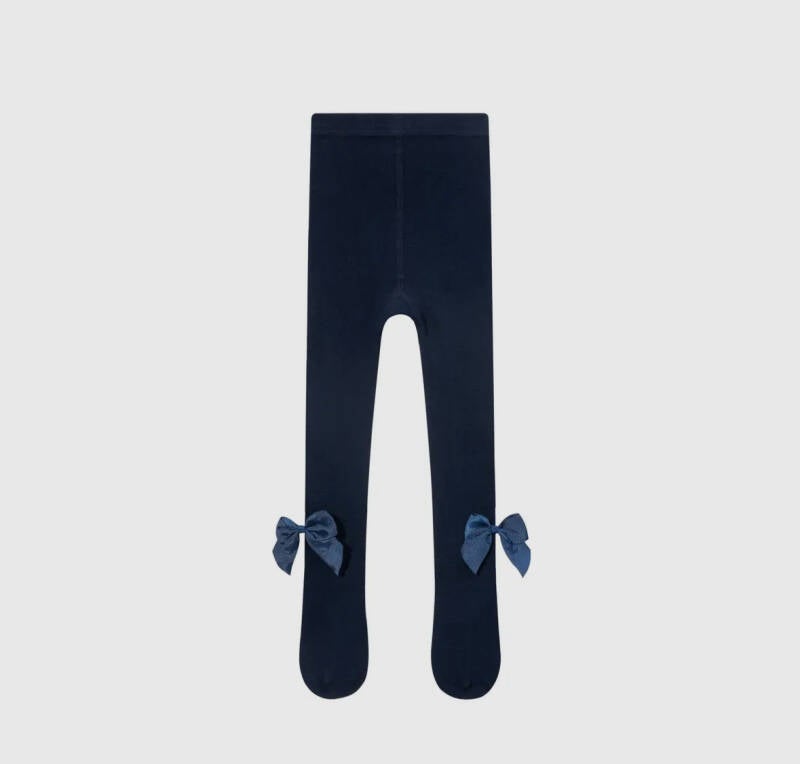 Maillot donker blauw met strik